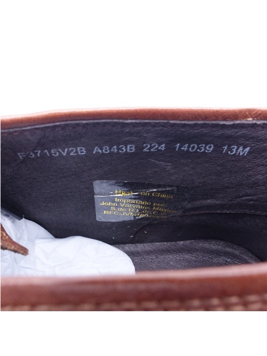 NEW Size 13 Men\'s John Varvatos Portland Chukka Leather Boots Caramel Brown main image 5